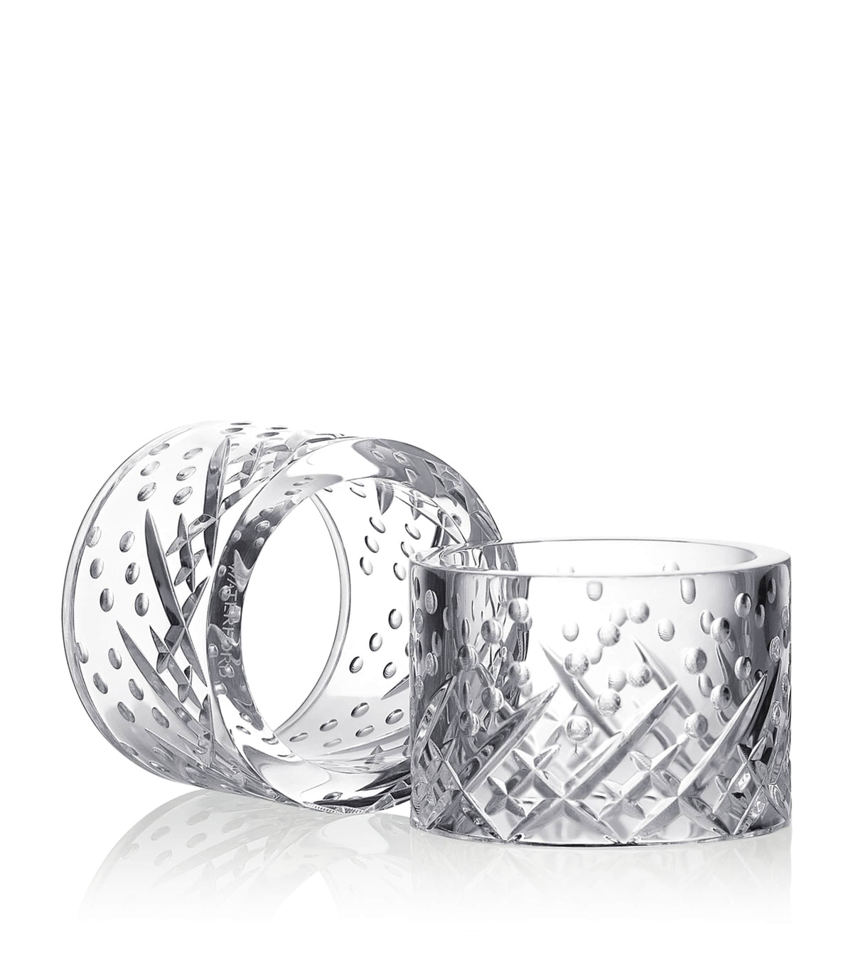 Waterford crystal Celebrations napkin rings set of 2 (British brand)