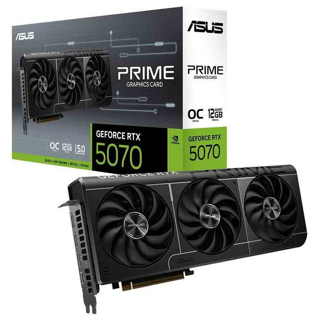 ASUS PRIME GeForce RTX 5070 12GB OC graphics card (British brand)