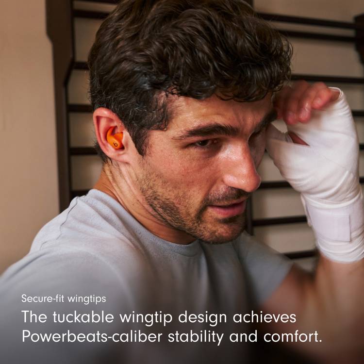 Beats wireless earbuds Spark Orange, imported from the UK