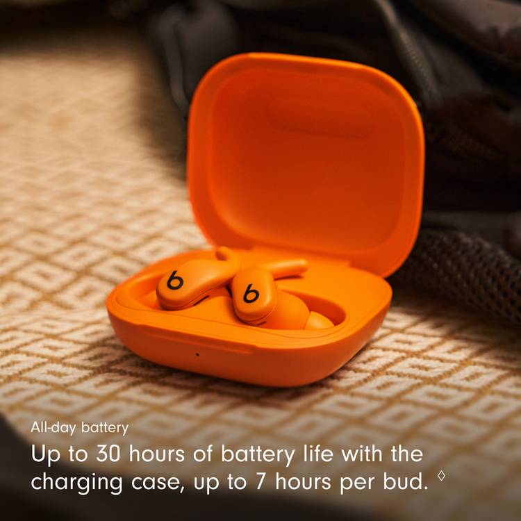 Beats wireless earbuds Spark Orange, imported from the UK