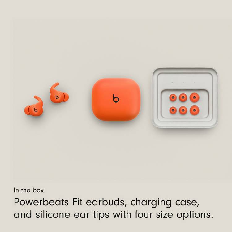 Beats wireless earbuds Spark Orange, imported from the UK