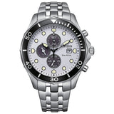 Citizen white dial chronograph watch 44mm, UK version