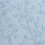Argos Home leaf embroidery cushion blue 50x50cm British brand