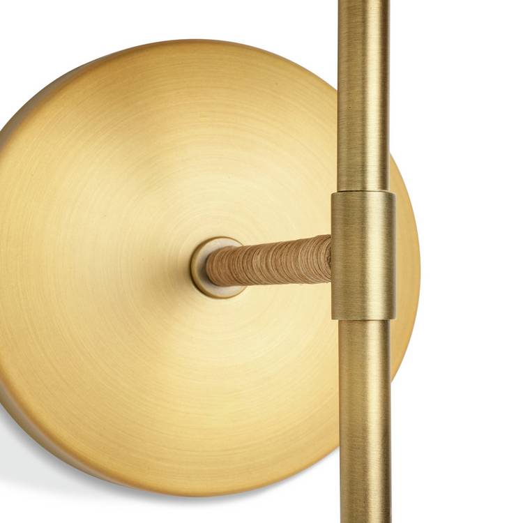 Habitat Norah rattan wall light natural, UK version