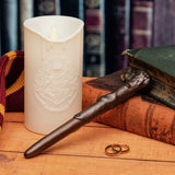 Harry Potter LED candle with wand remote, cream (British brand)