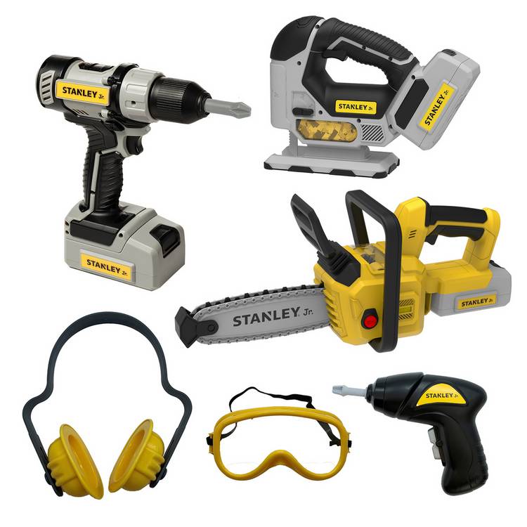 Stanley Jr powered tools set for children (British brand)