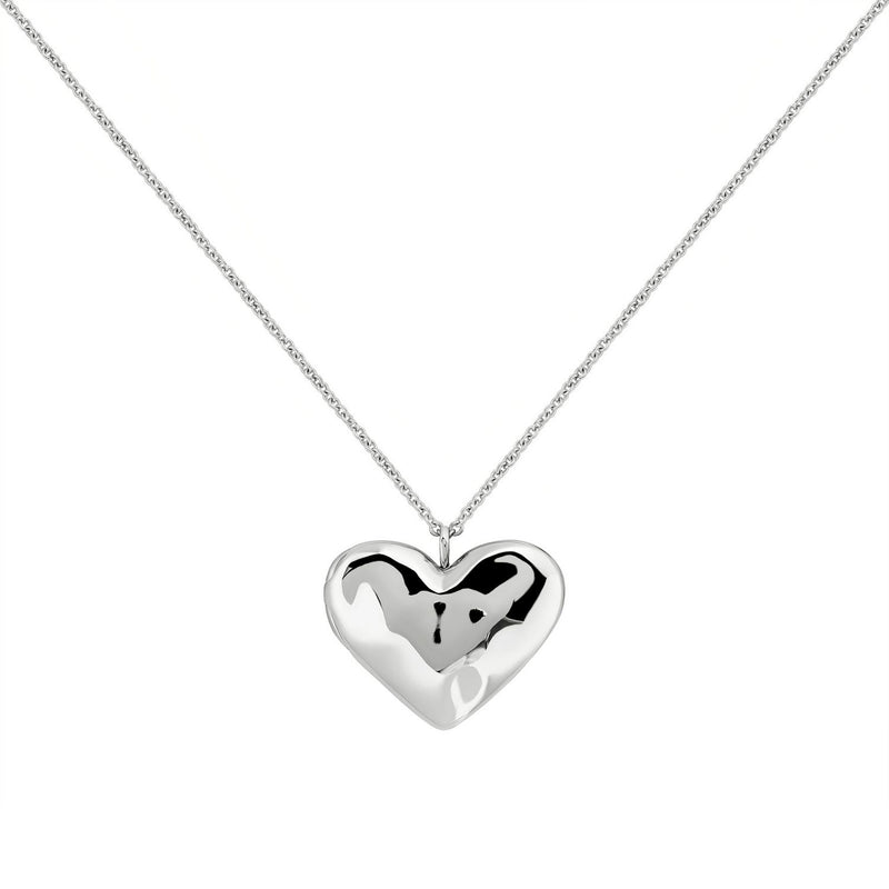 Radley hammered heart pendant necklace 60cm (British brand)