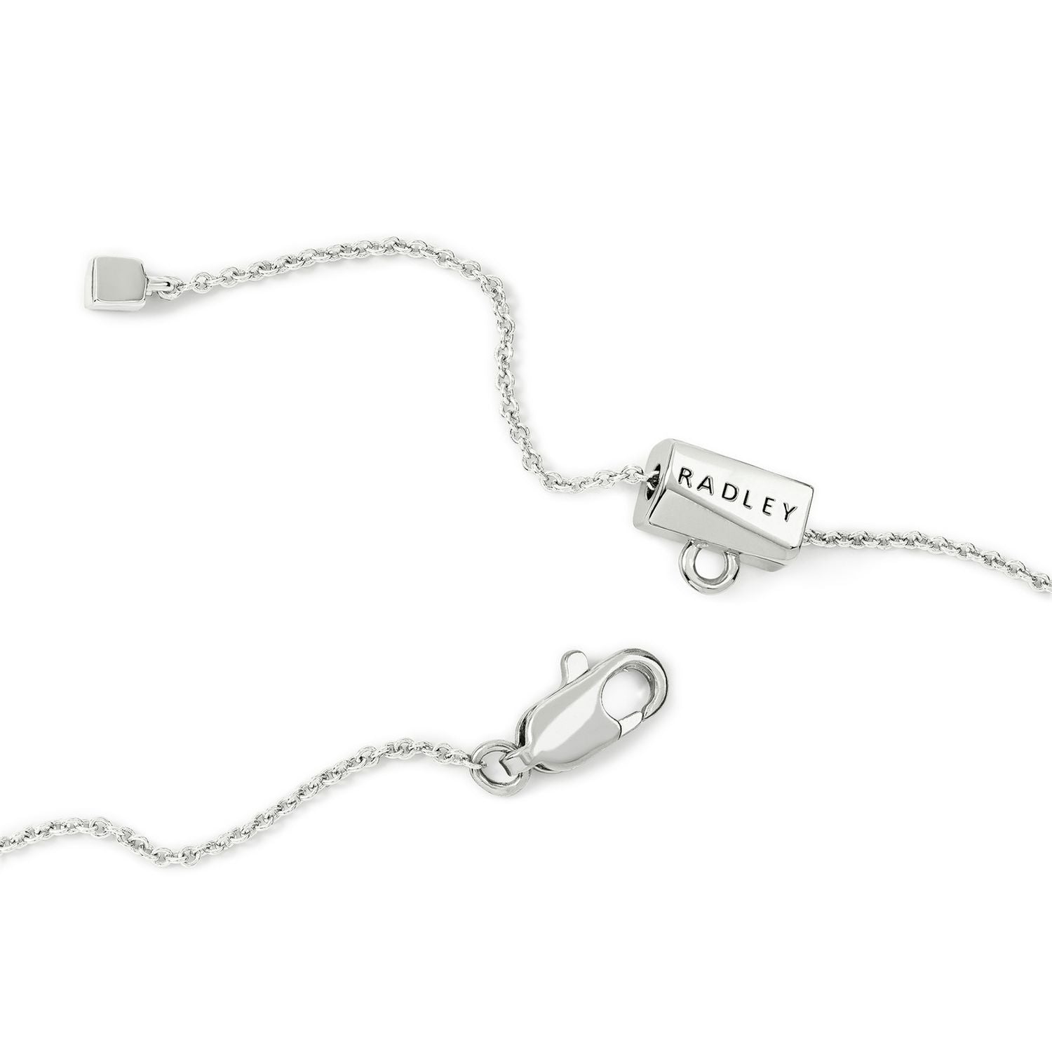Radley hammered heart pendant necklace 60cm (British brand)