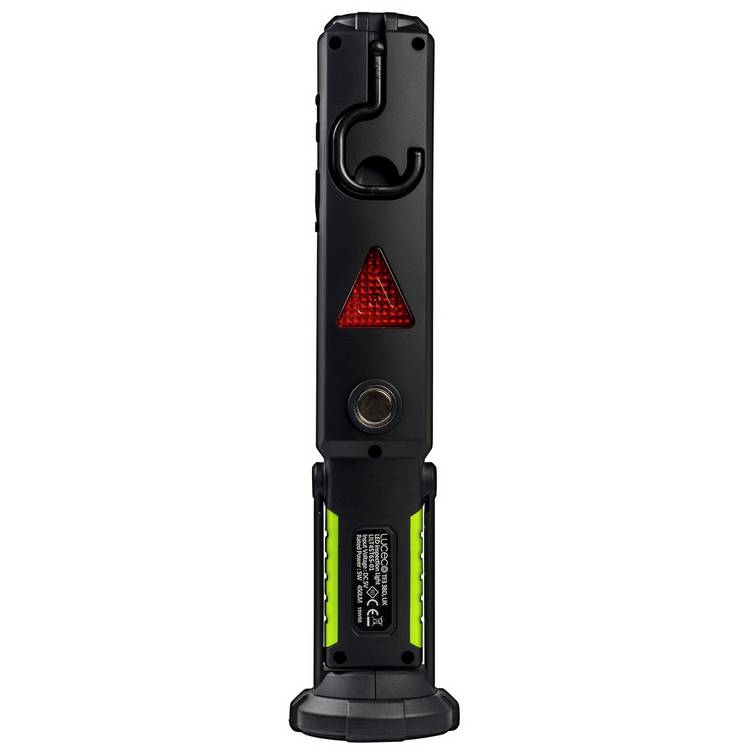 Luceco LED rechargeable torch with power bank, imported from the UK