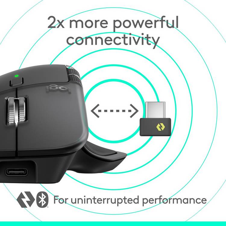 Logitech wireless mouse Graphite, UK version