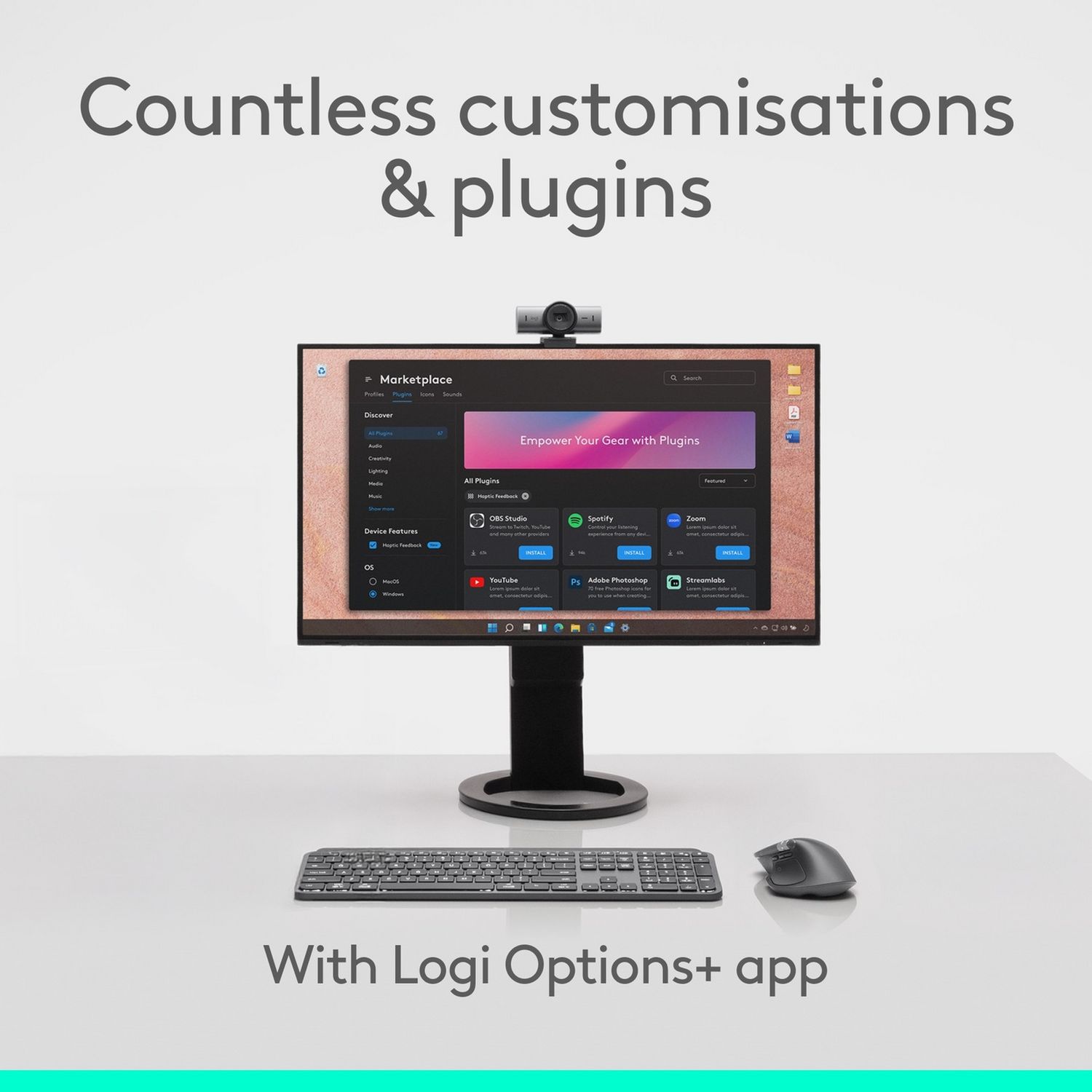 Logitech wireless mouse Graphite, UK version