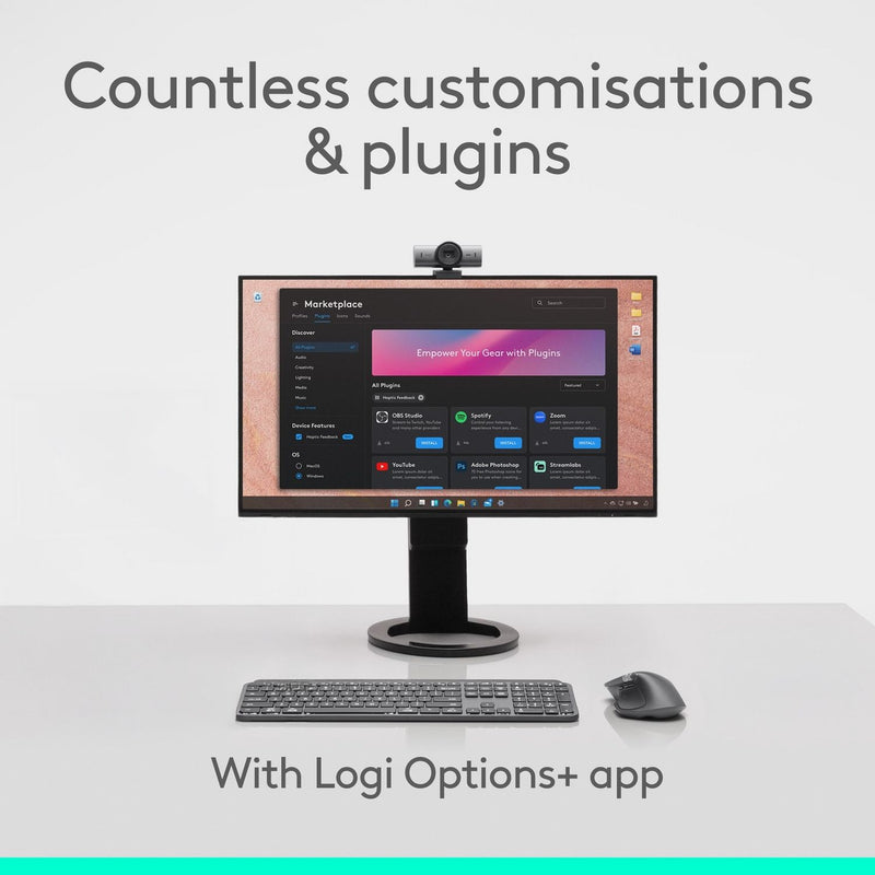 Logitech wireless mouse Graphite, UK version