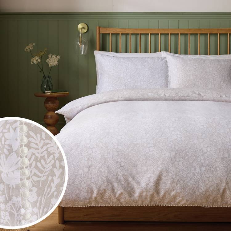 Argos Home bedding set ditsy floral trim single (British brand)