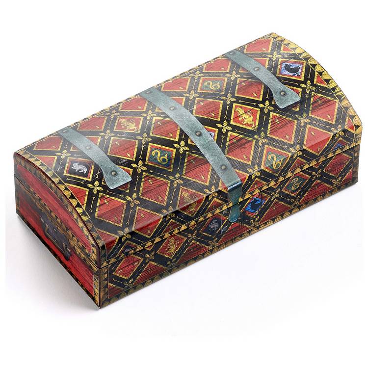 Harry Potter Quidditch jewellery gift box with Golden Snitch charms, UK version