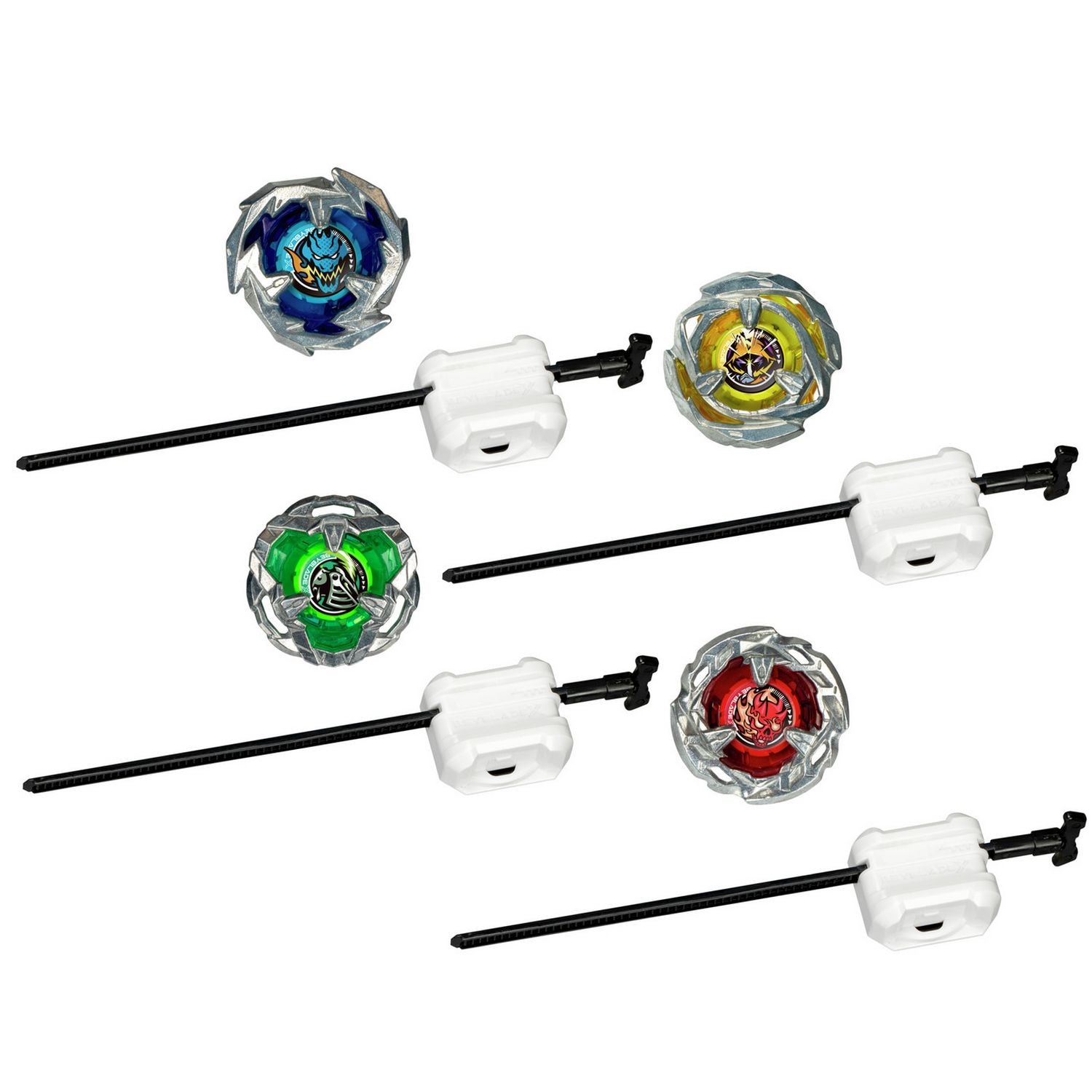 Beyblade X spinning top starter pack with launcher, UK version