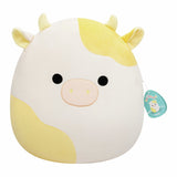 Squishmallows Bodie yellow spotted cow soft toy 16 inch (British brand)