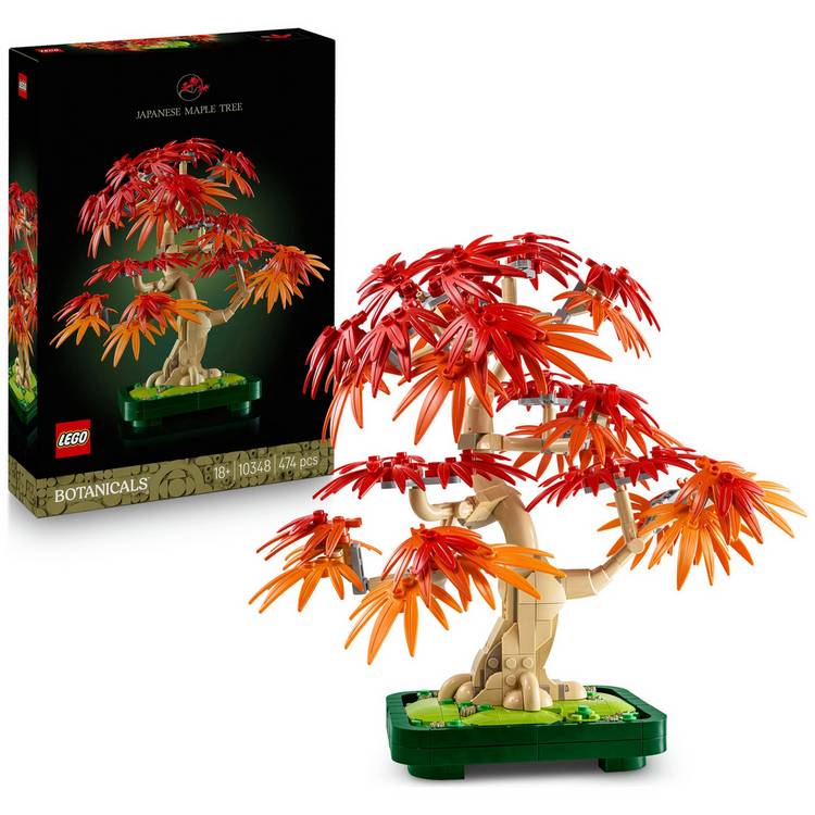 LEGO Botanicals Japanese Red Maple Bonsai Tree set - British product