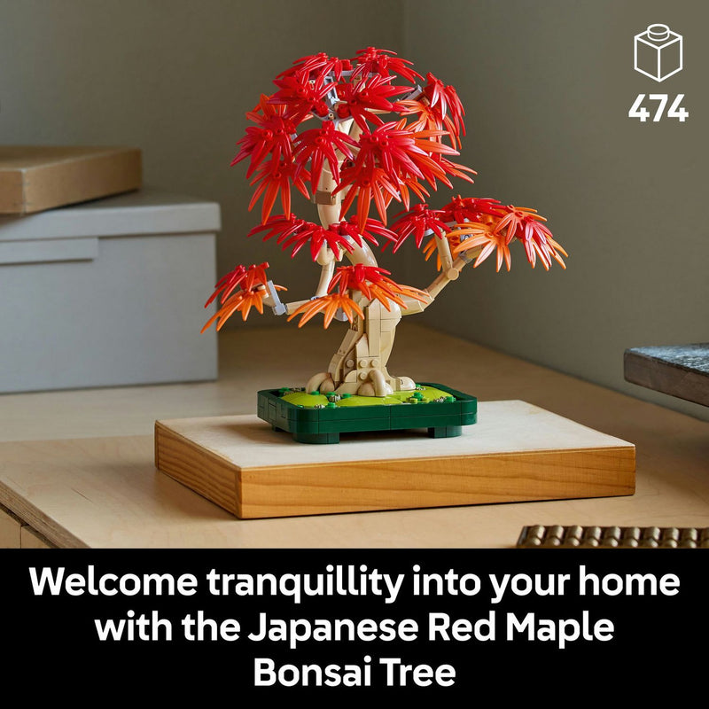 LEGO Botanicals Japanese Red Maple Bonsai Tree set - British product