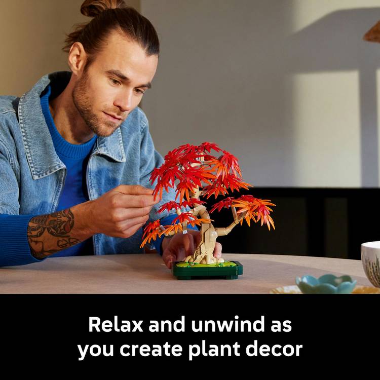 LEGO Botanicals Japanese Red Maple Bonsai Tree set - British product