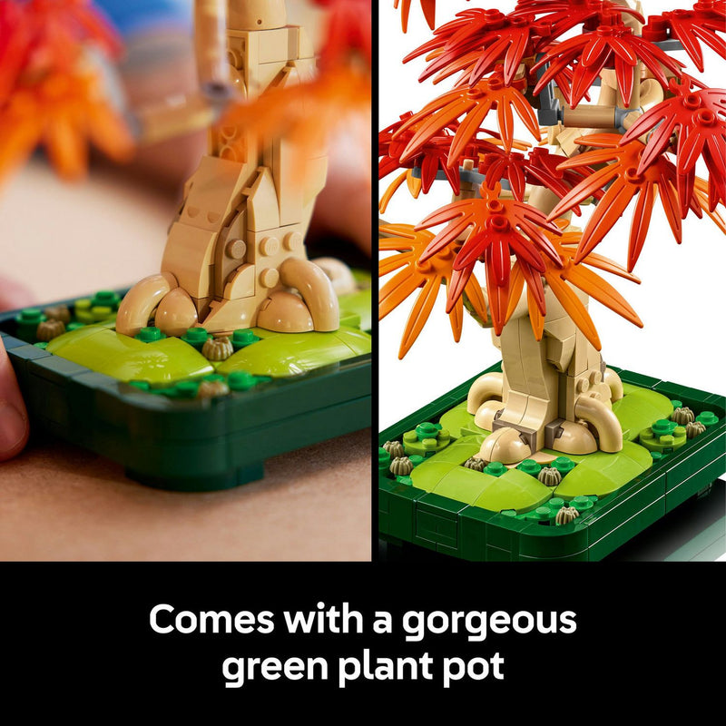 LEGO Botanicals Japanese Red Maple Bonsai Tree set - British product