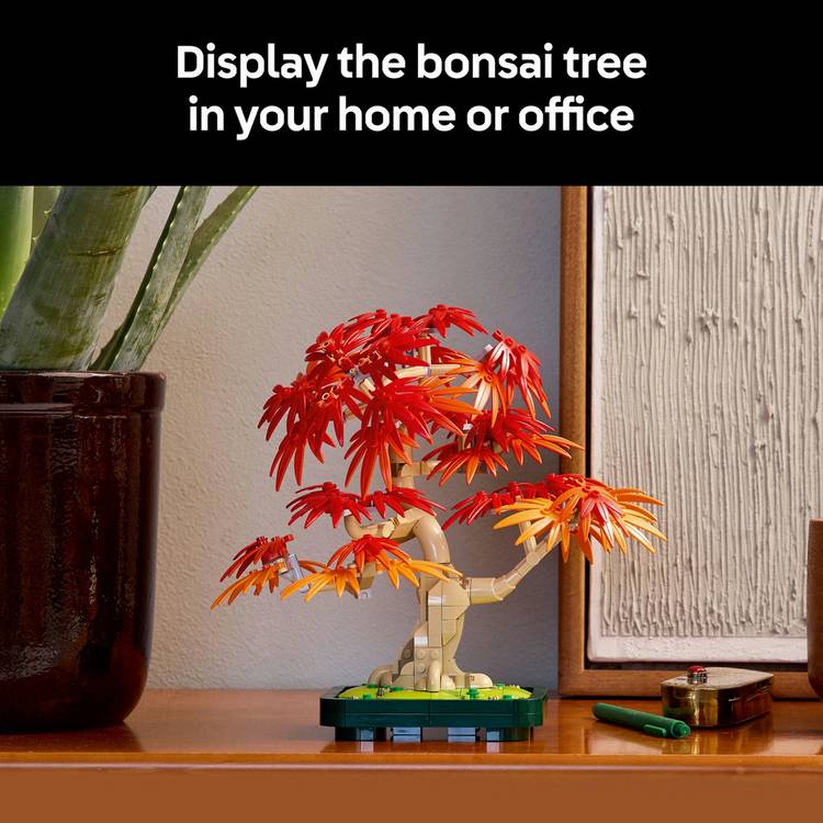 LEGO Botanicals Japanese Red Maple Bonsai Tree set - British product