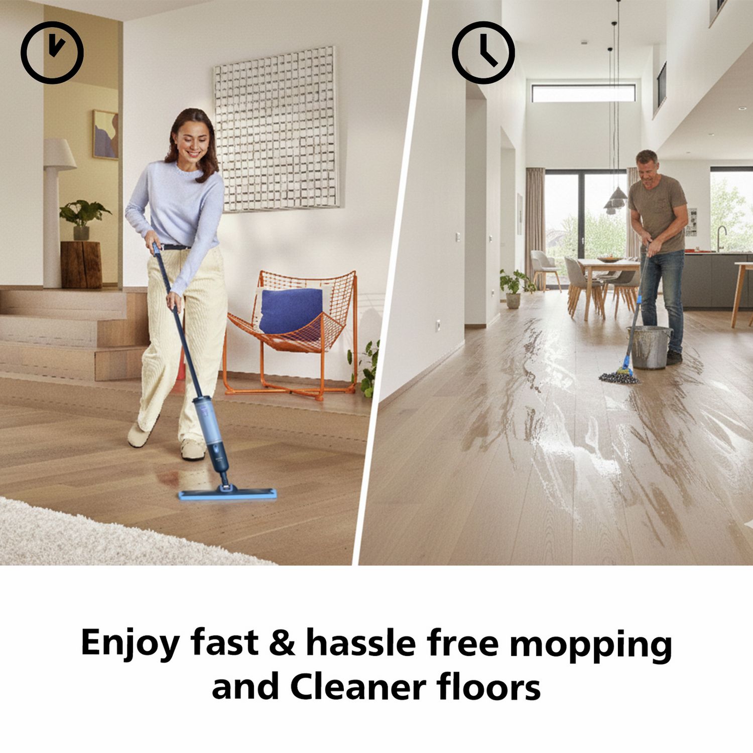Philips OneUp 3000 electric mop, UK version
