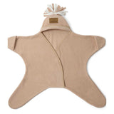 Clair de Lune Oatmeal Star Fleece Baby Wrap Blanket GOODS Boots   