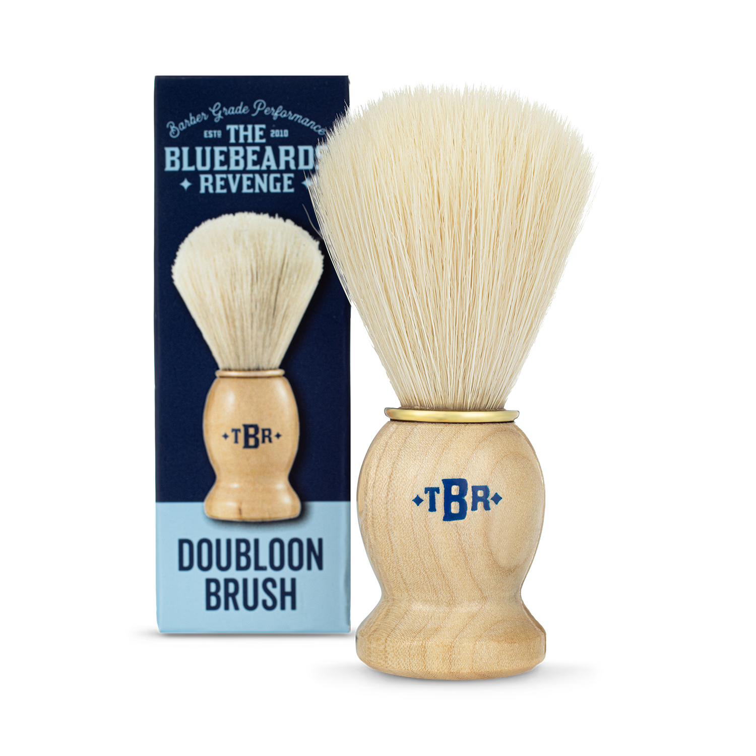 Bluebeards Revenge Doubloon shaving brush, imported from the UK