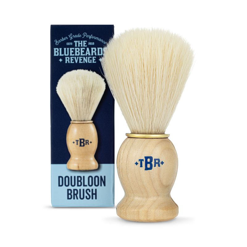 Bluebeards Revenge Doubloon shaving brush, imported from the UK