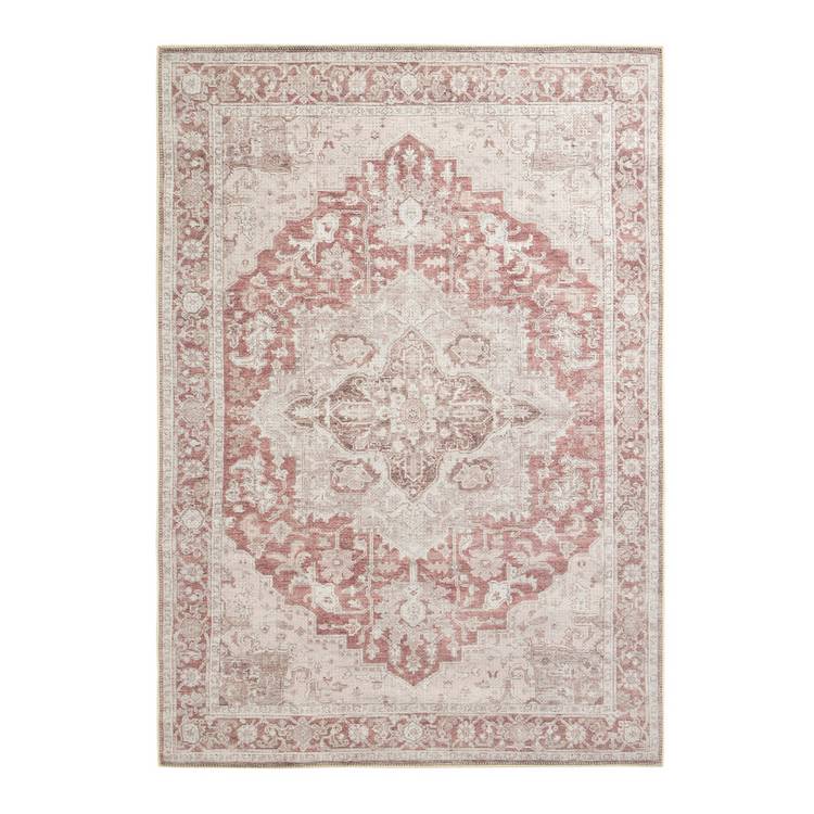 Habitat vintage effect red flatweave runner 80x150cm (British brand)