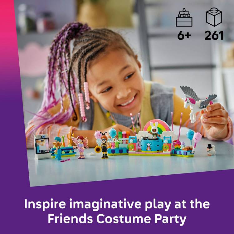 LEGO Friends Costume Party unicorn fairy building set, imported from the UK
