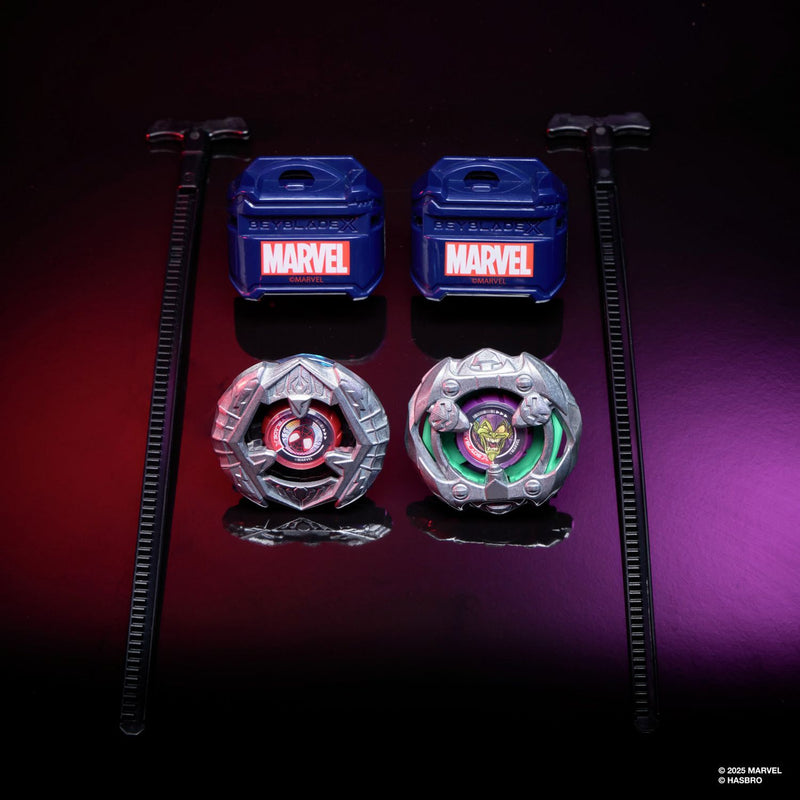 Beyblade X Marvel Soundview playset pack of 2 - British product