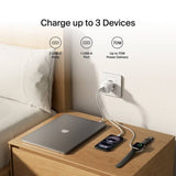 Belkin wall charger dual USB-C and A 70W, UK version