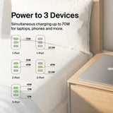 Belkin wall charger dual USB-C and A 70W, UK version