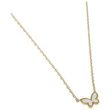 Liars & Lovers gold tone butterfly necklace 46cm, UK version