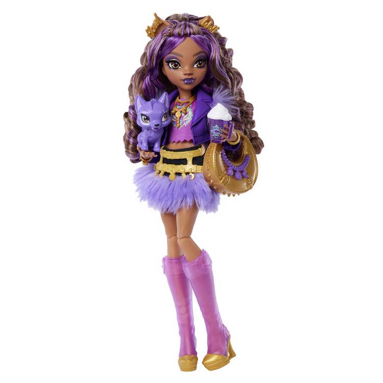 Monster High fashion doll Clawdeen Wolf 32cm, UK version