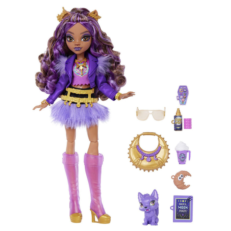 Monster High fashion doll Clawdeen Wolf 32cm, UK version