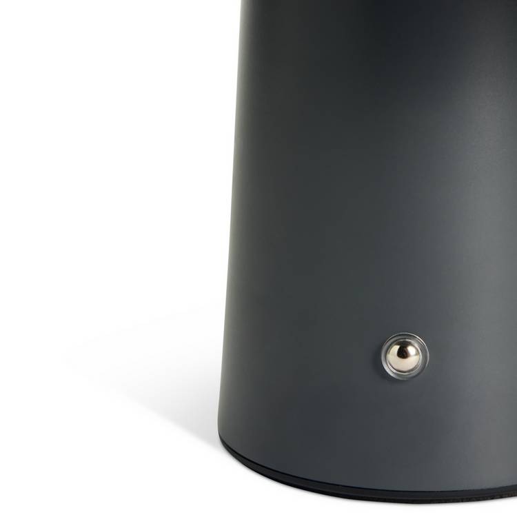 Habitat rechargeable LED table lamp charcoal, UK version