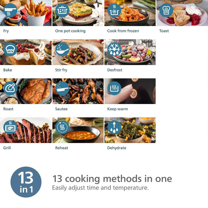 Philips air fryer 2000 series 6.2L black, UK version