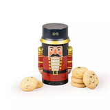 Christmas Market soldier biscuit tin and toffee-filled tin (British brand)