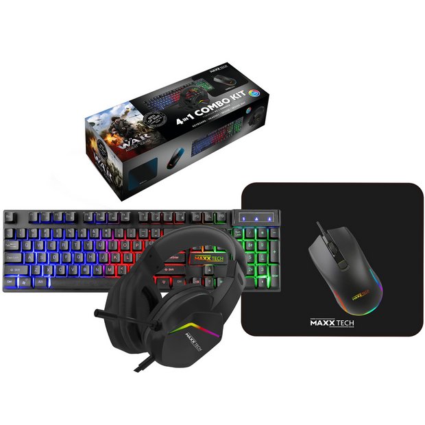 Maxx Tech 4-in-1 gaming combo bundle - British product