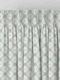 Laura Ashley Sage Wickerwork made to measure curtains - British product