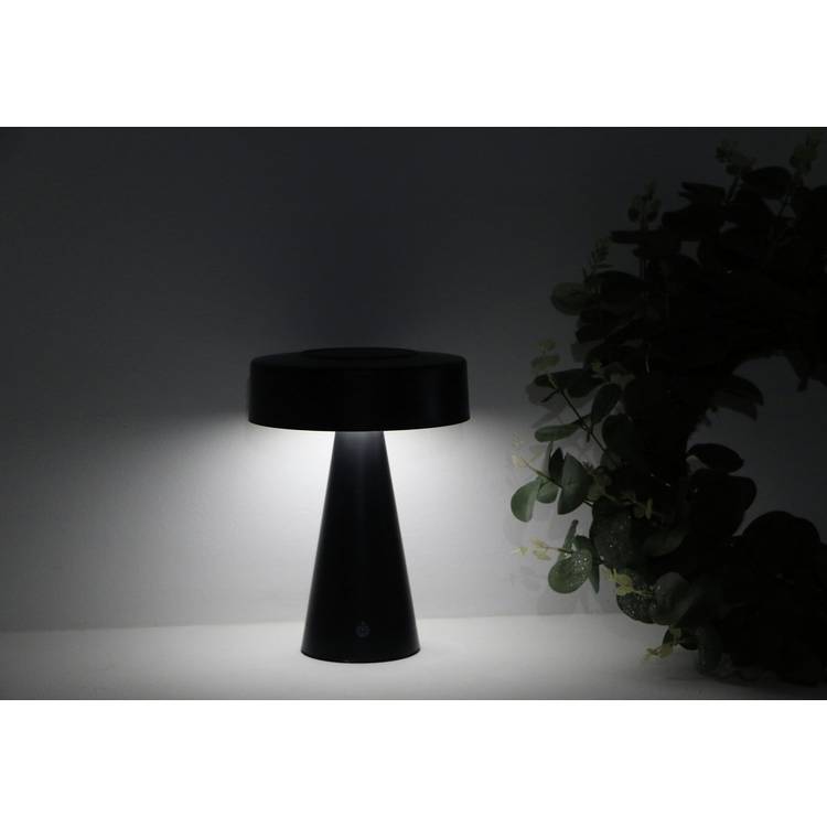 Habitat table top solar light black, imported from the UK
