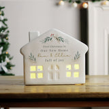 Christmas LED house white 13cm (British brand)