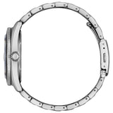Citizen men's black dial stainless steel watch 43mm - British product