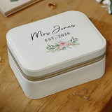 Personalised wedding jewellery box 18cm x 14cm (British brand)