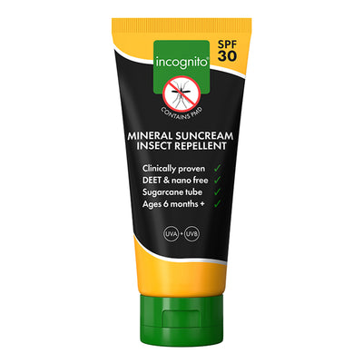 Holland & Barrett Incognito Mineral Sun Cream Insect Repellent SPF30 100ml- Buy online at McGrocer