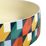Habitat Geo Cube stoneware serving bowl 29.8cm diameter - British product