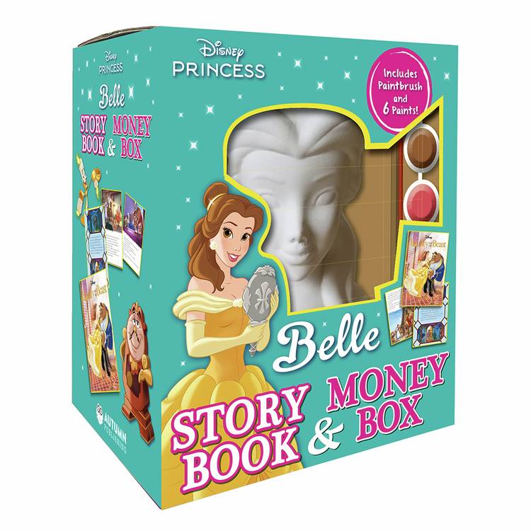 Disney Belle ceramic money box craft kit (British brand)