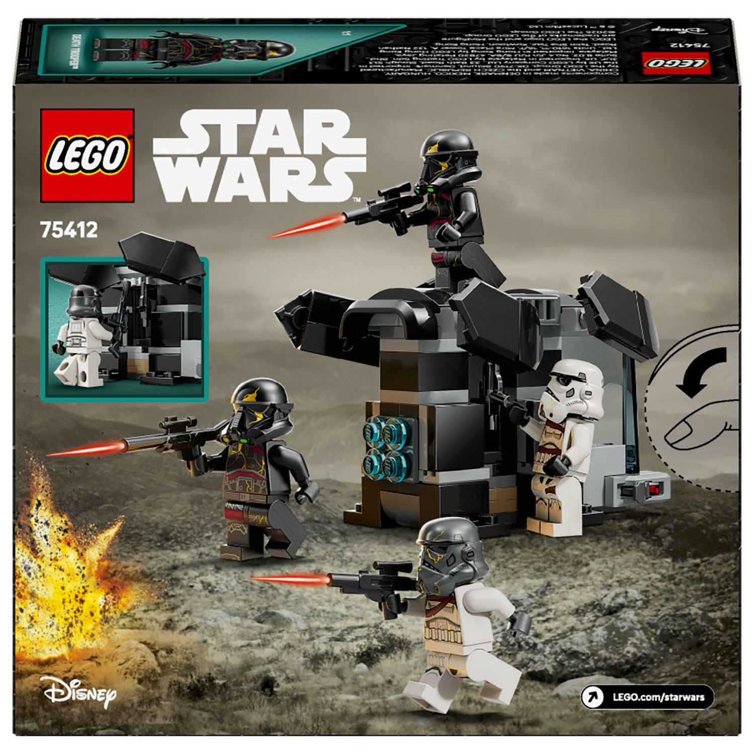 LEGO Star Wars Death Trooper and Night Trooper Battle Pack building toy, UK version